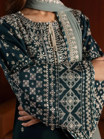 Margrita Embroidered in Long Length (3.Pcs)