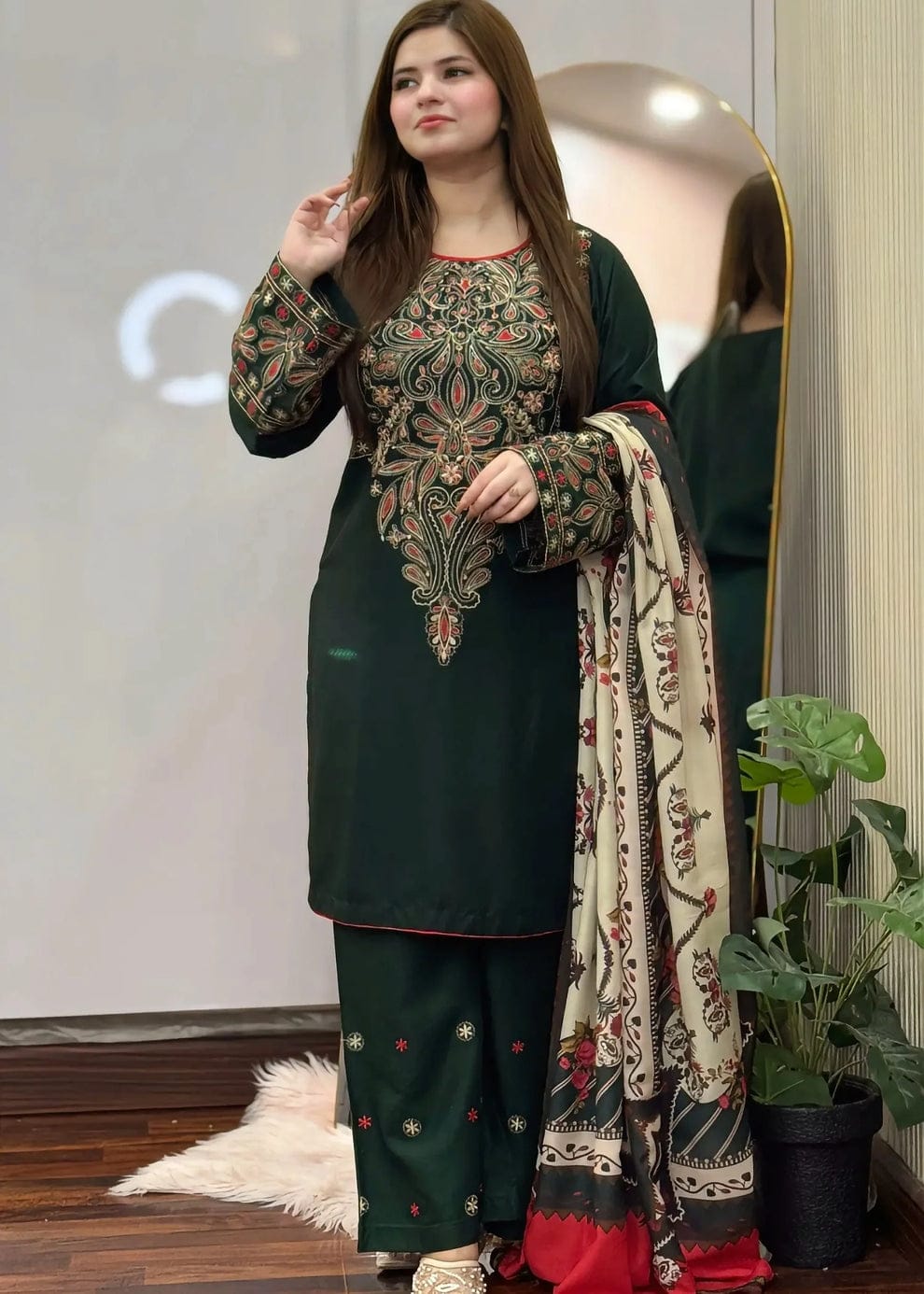 Dinar Embroidery { Plazo 3PC }