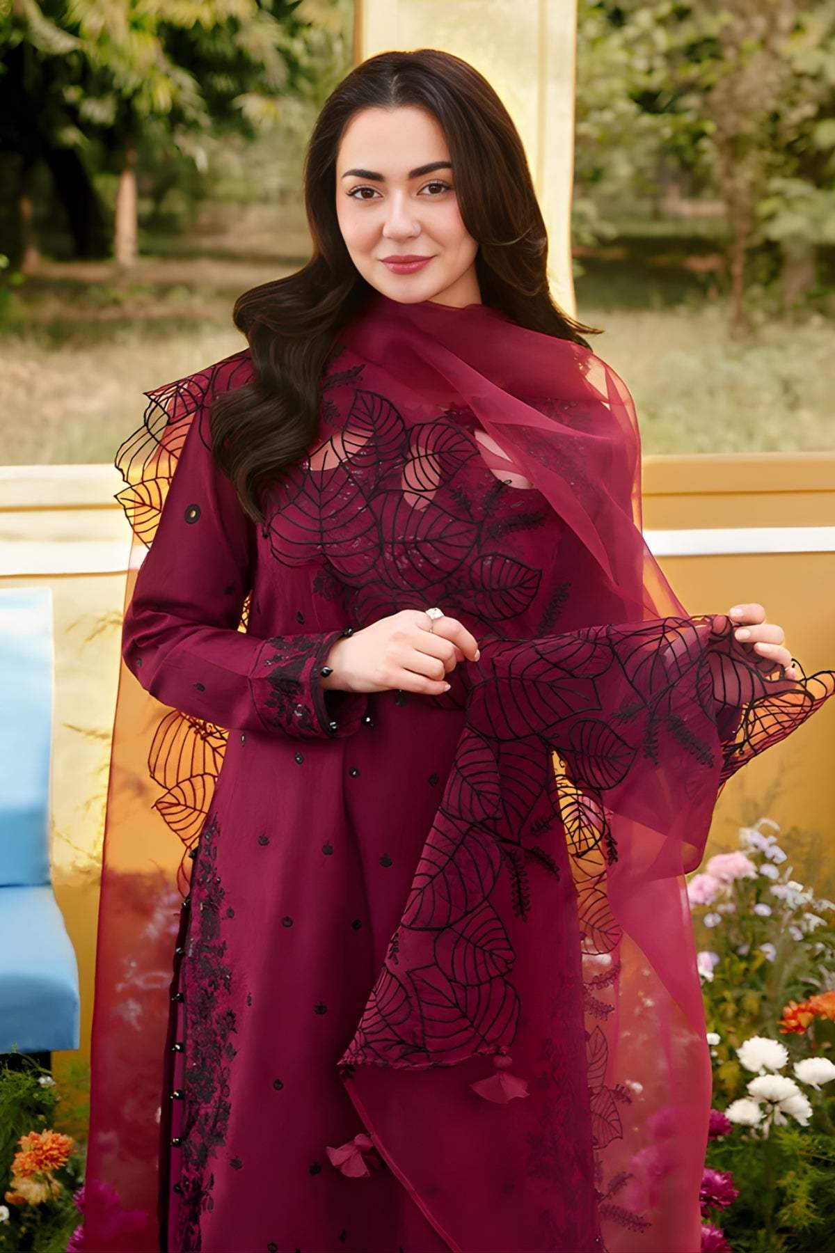 Gulnar Embroidered 3 Pcs