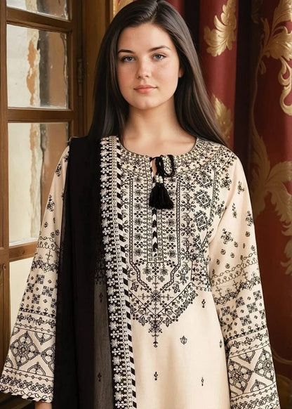 Tahzeeb Embroidered 3 PCs dress