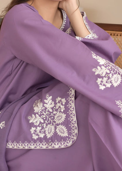 Mira 3 PCs Embroiderd Dress ( farshi shalwar )