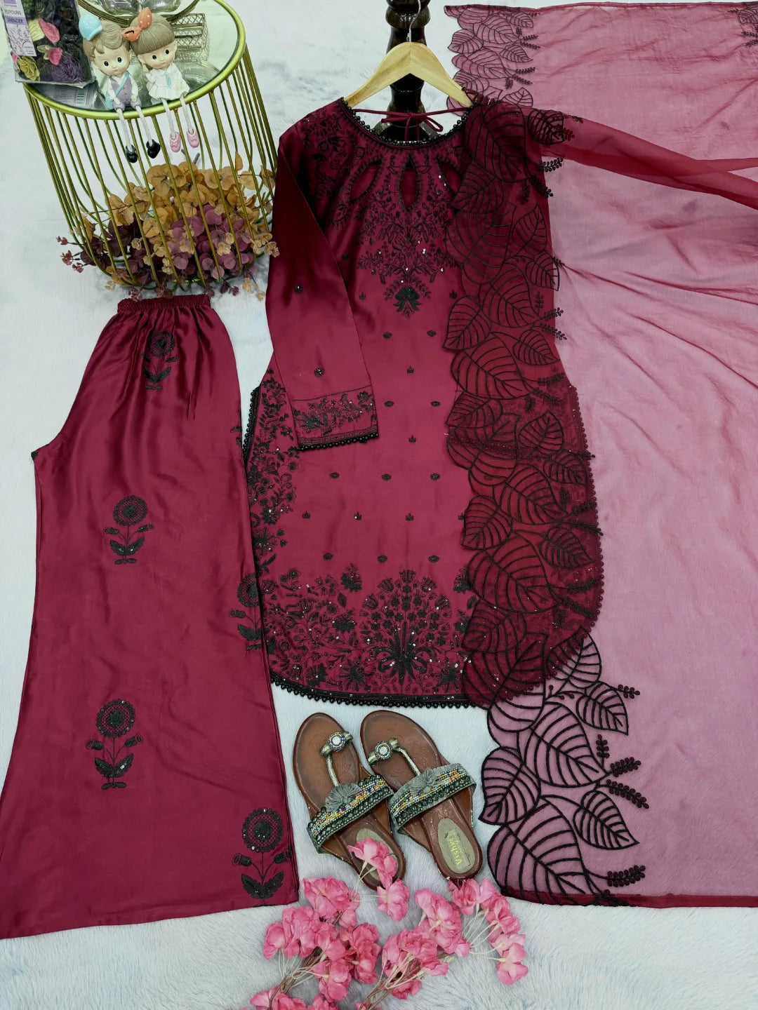 Gulnar Embroidered 3 Pcs