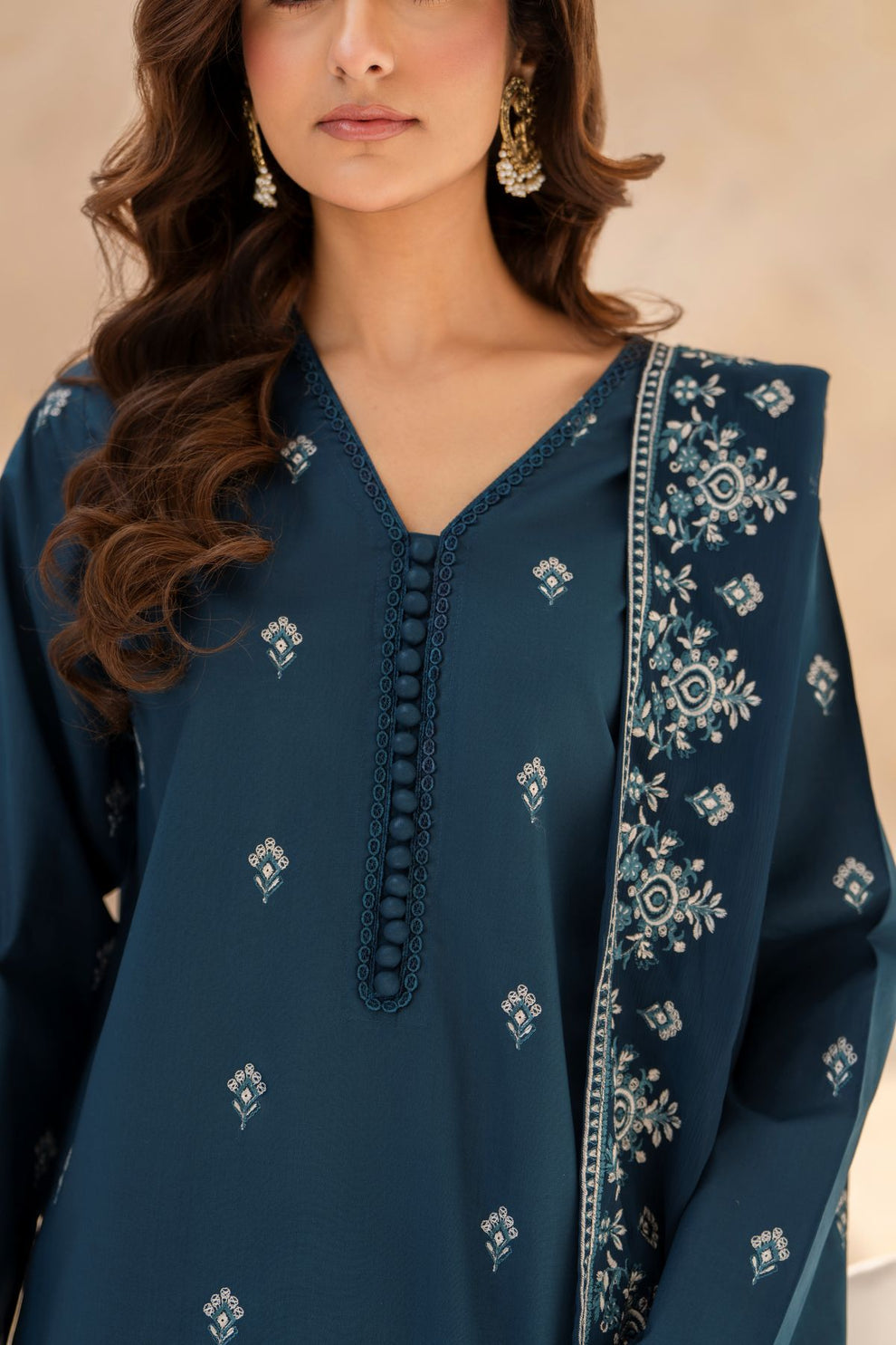 Sahara 3 PCs Embroiderd