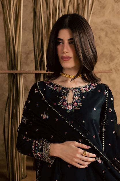 Johana 3 Piece - Black Embroidered Dress