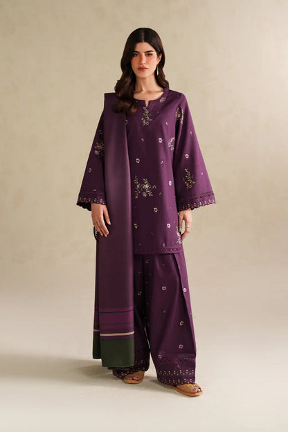 Azul (Embroidery 3.Pcs with Farshee Shalwar)