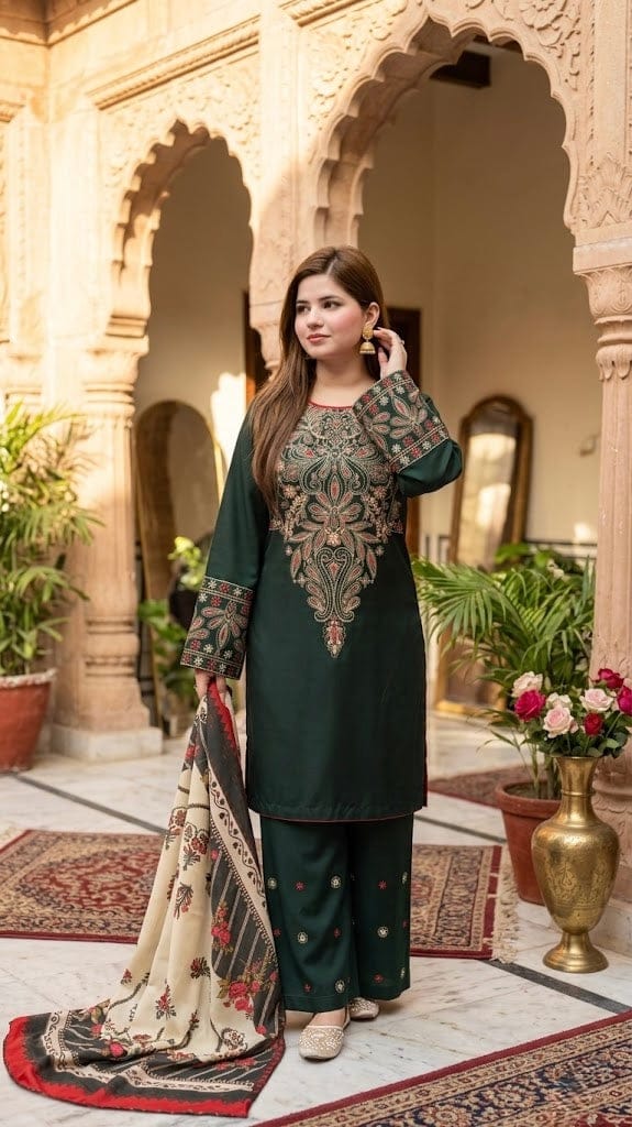 Dinar Embroidery { Plazo 3PC }