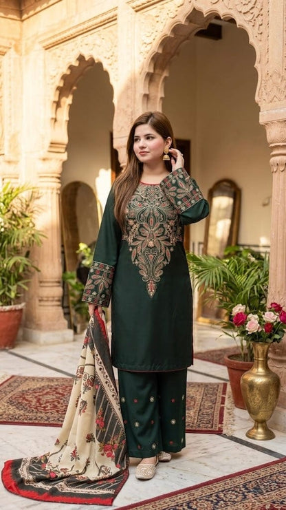 Dinar Embroidery { Plazo 3PC }