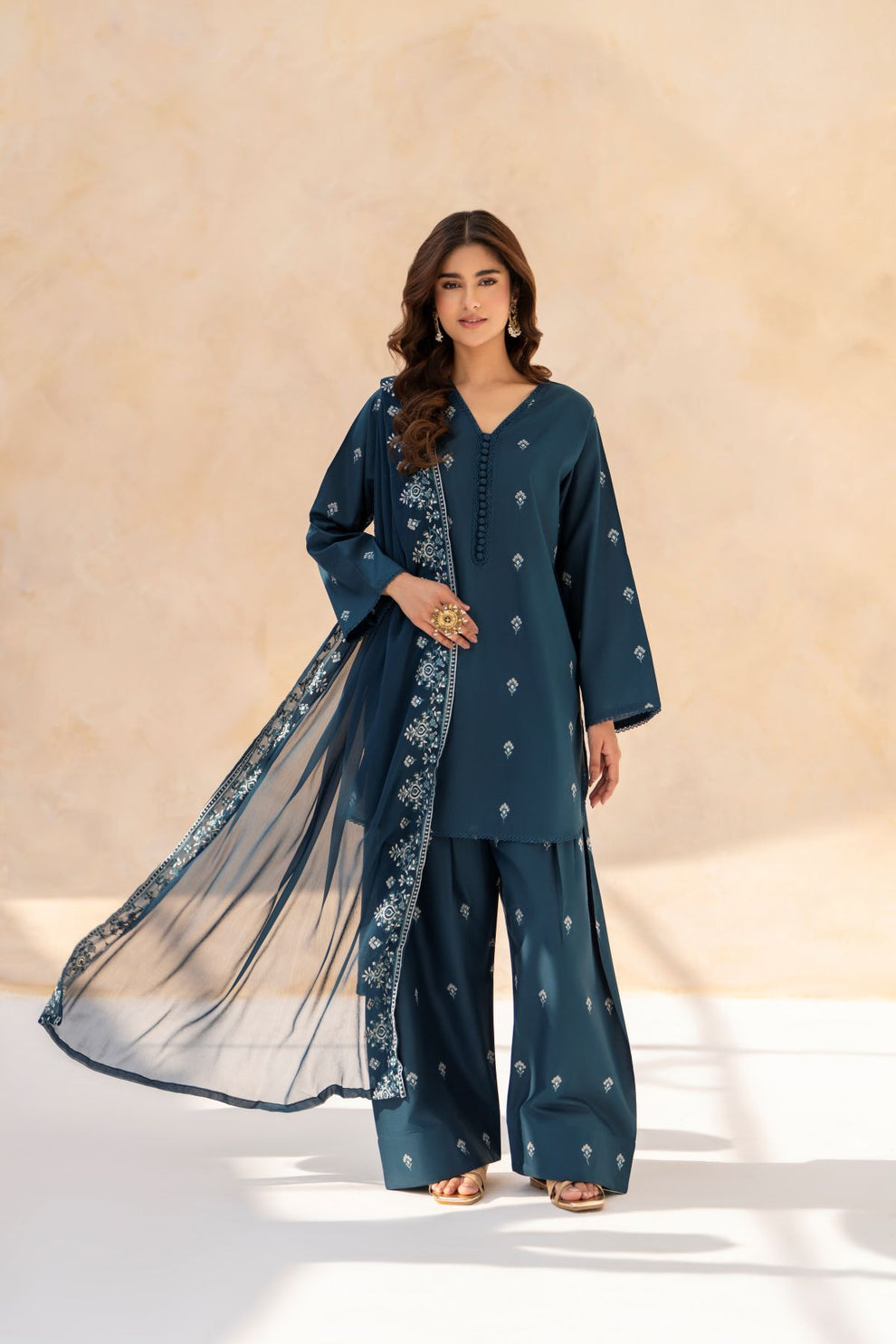Sahara 3 PCs Embroiderd