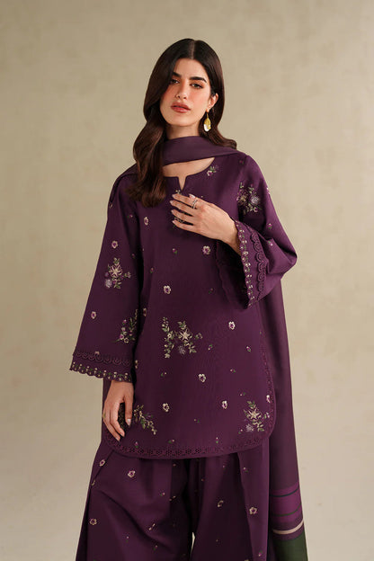 Azul (Embroidery 3.Pcs with Farshee Shalwar)